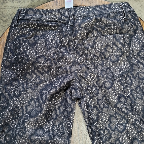 Xhilaration Black Lace Straight Leg Pants Size Junior's 7 - Picture 5 of 12